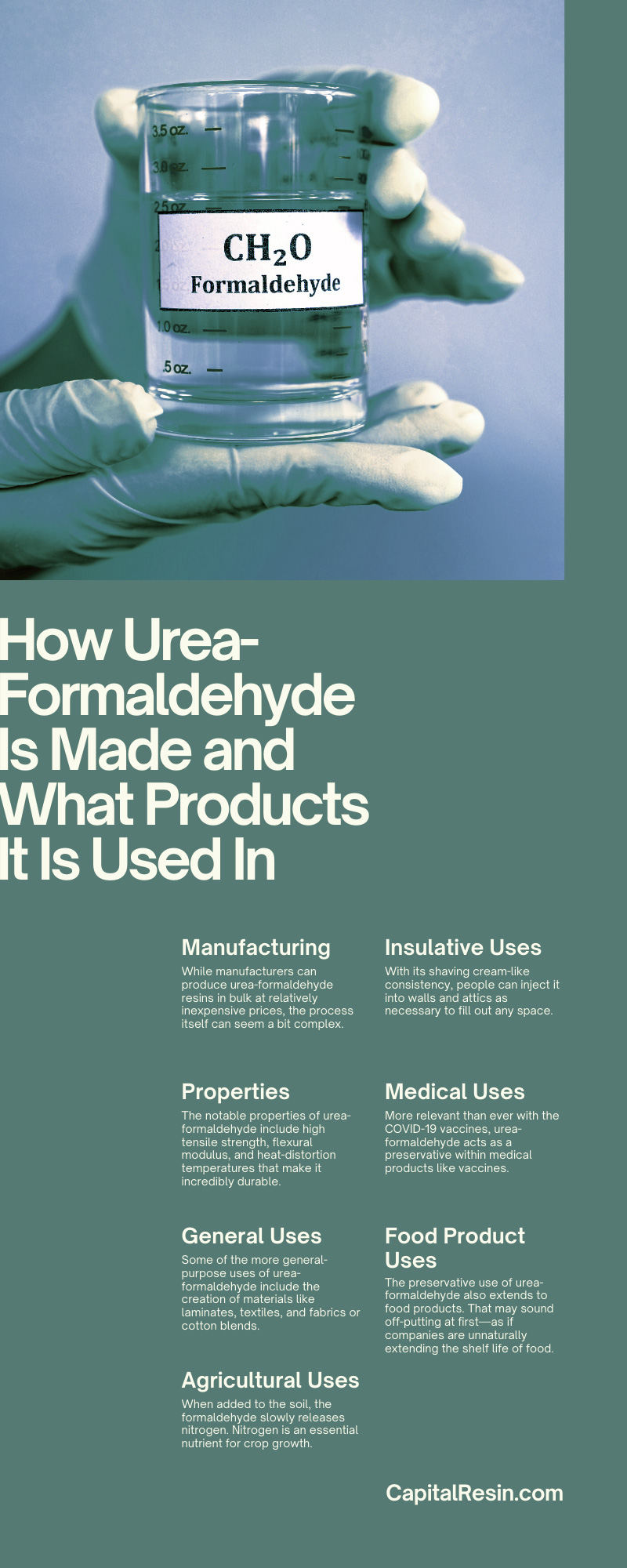 How Urea-Formaldehyde Is Made and What Products It Is Used In