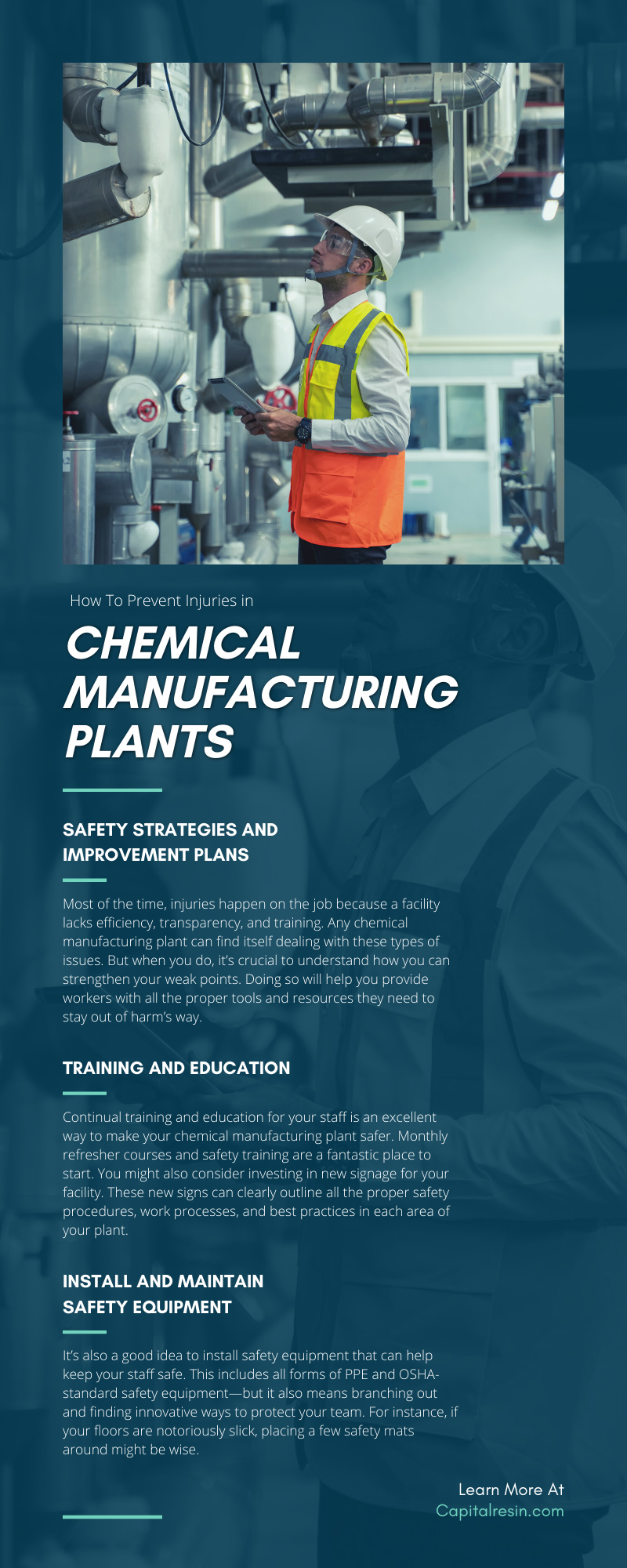 How To Prevent Injuries in Chemical Manufacturing Plants