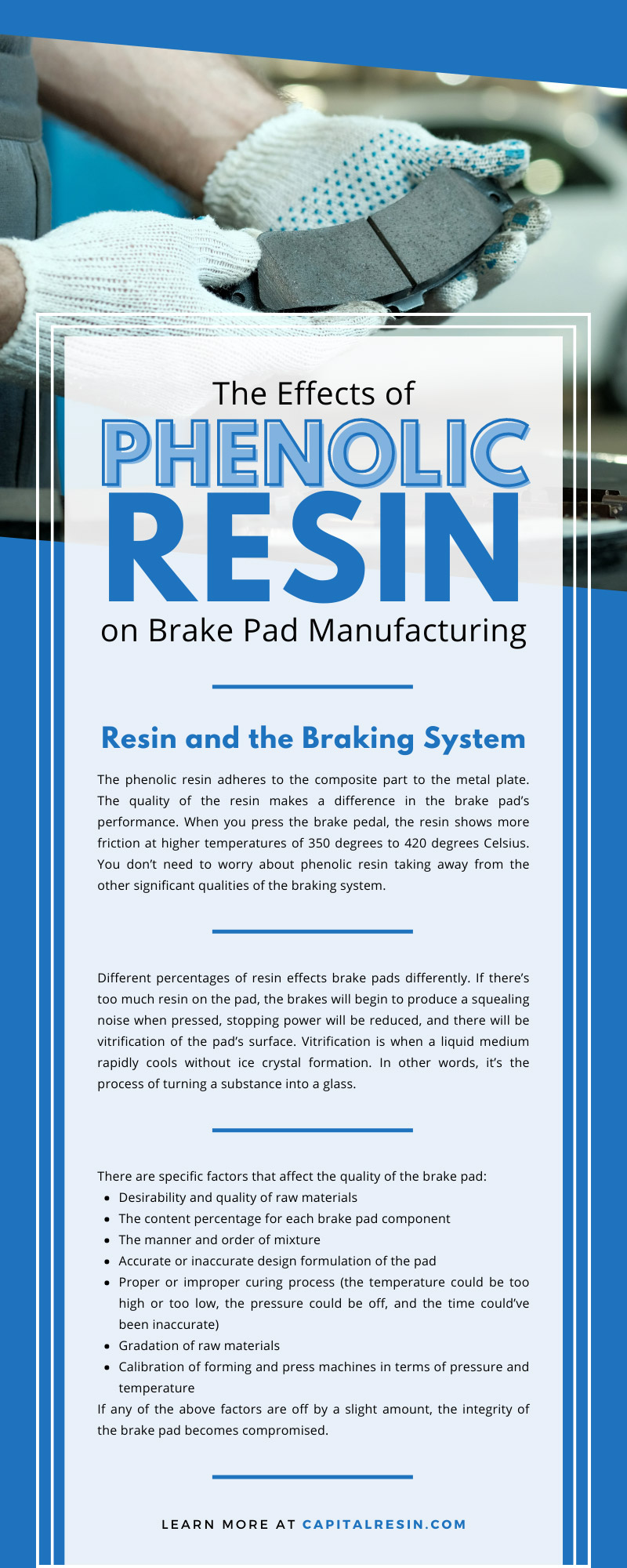 The Effects of Phenolic Resin on Brake Pad Manufacturing