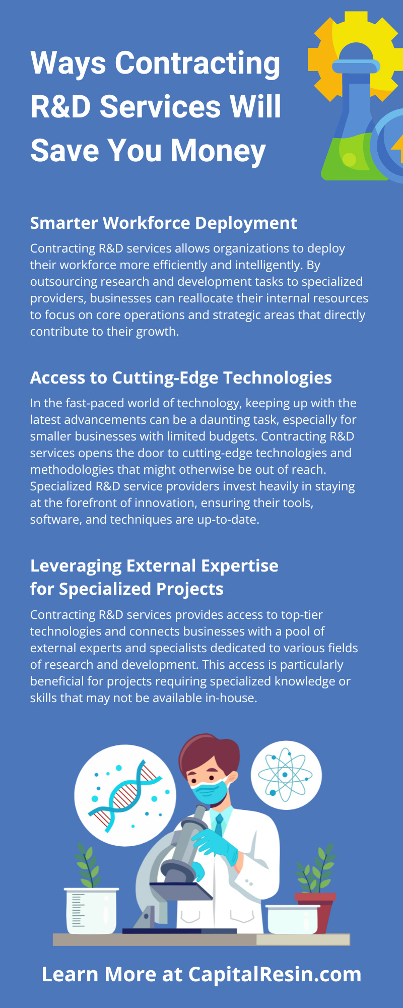 5 Ways Contracting R&D Services Will Save You Money