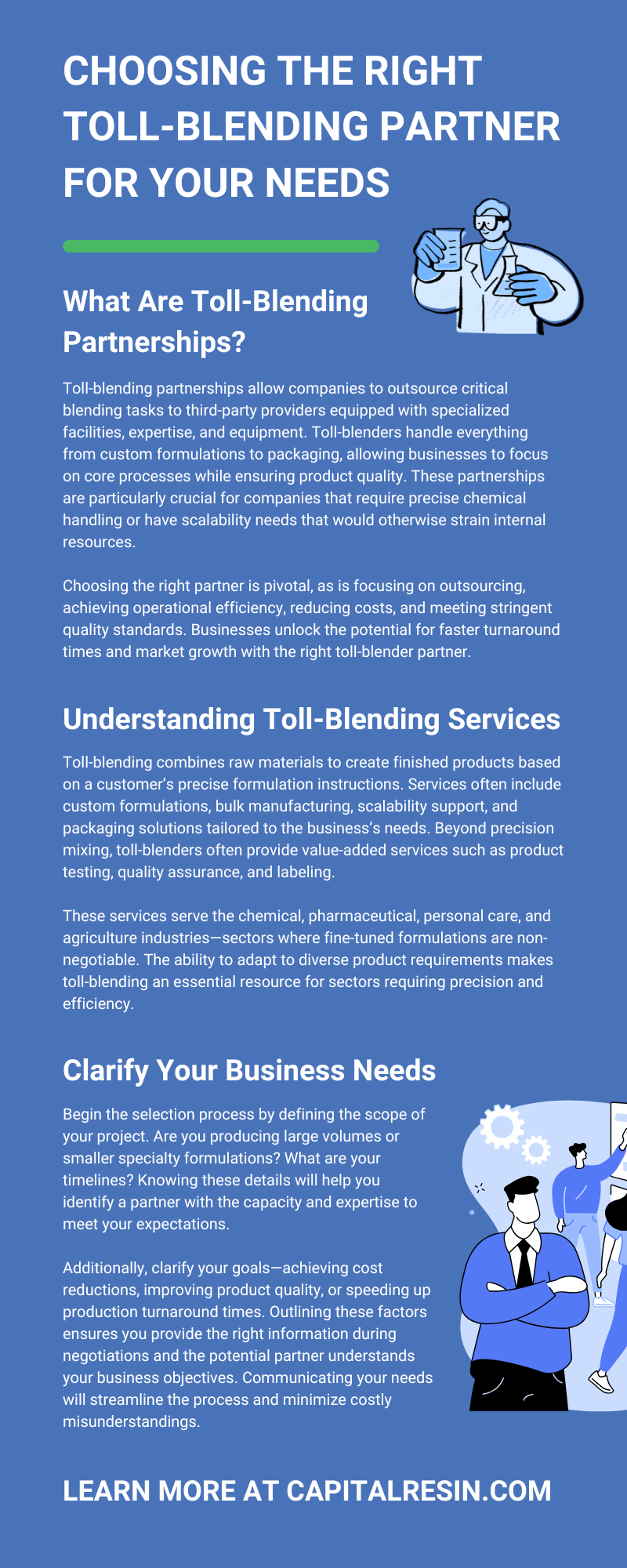 Choosing the Right Toll-Blending Partner for Your Needs
